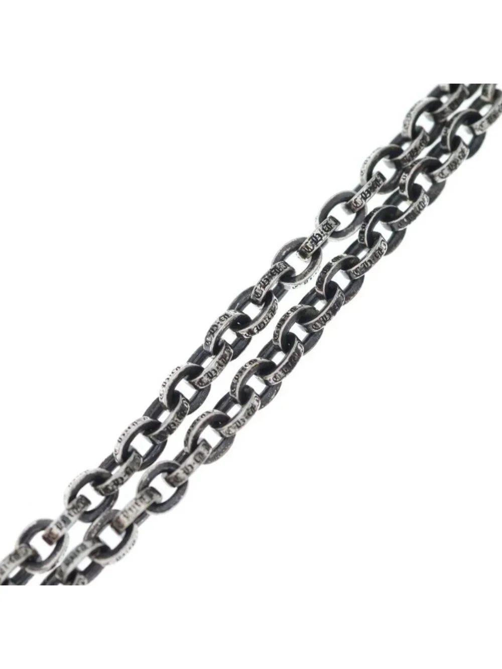 Chrome Hearts Paper Chain 18 Necklace Silver